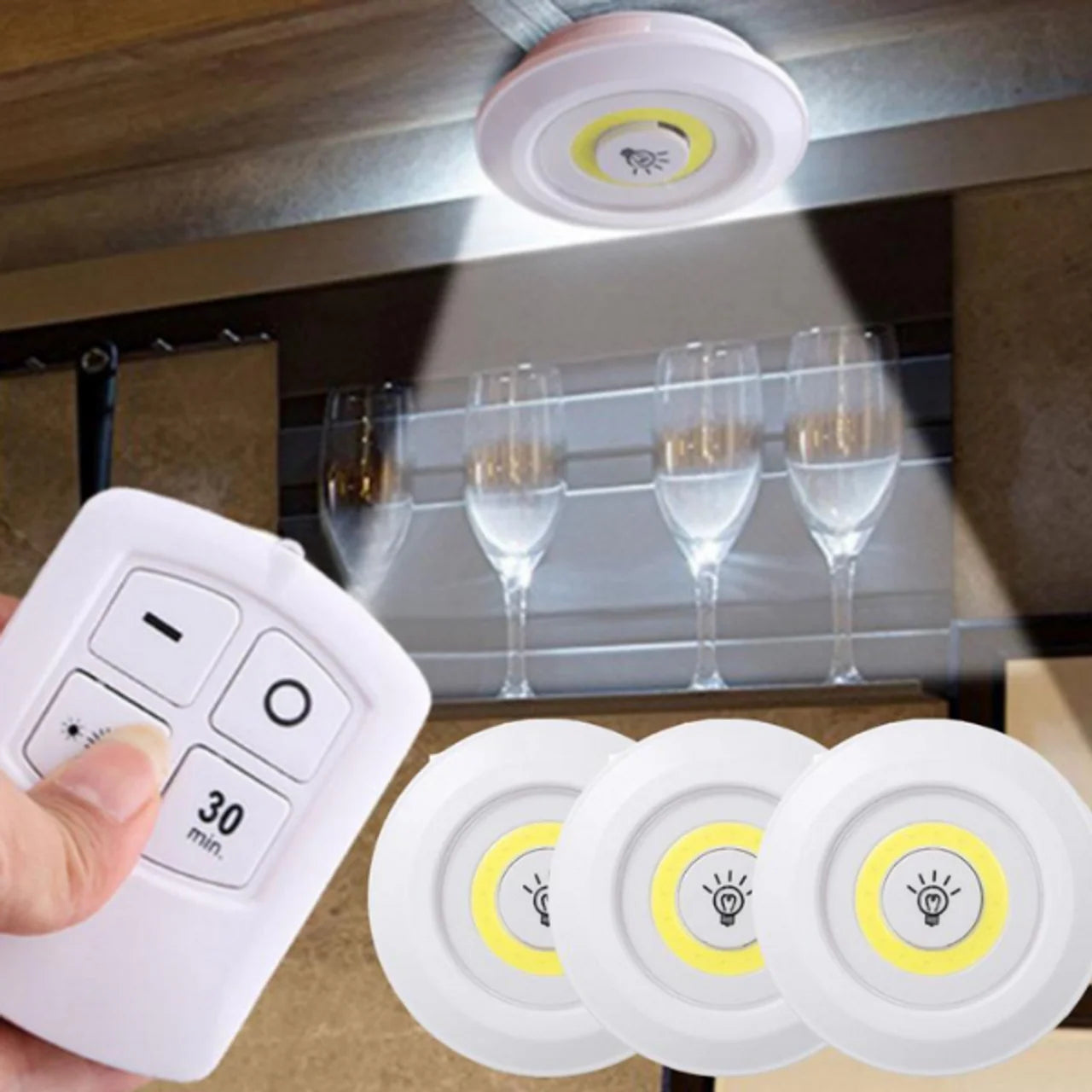 3 led by remote